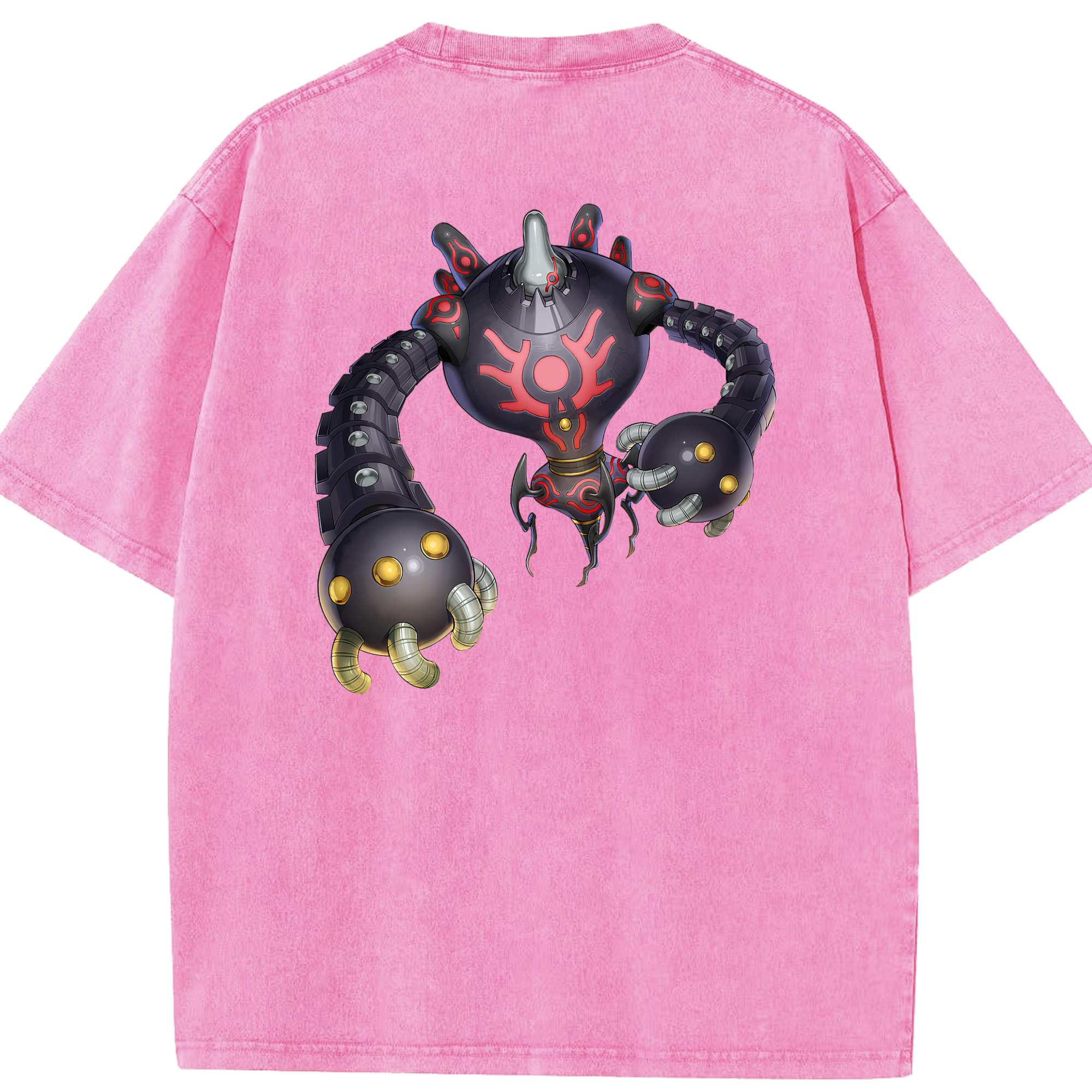 （画像用） 遊☆戯☆王 Yu-Gi-Oh! 綿100% ヴィンテージ風 半袖Tシャツ（背面プリント）
